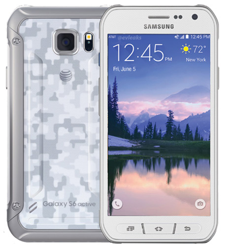 Samsung Galaxy S6 Active color blanco camuflaje