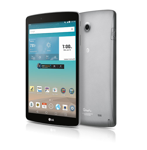 LG  G Pad F 8.0 pantalla y cámara trasera