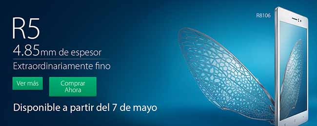 Oppo R5 en México con Telcel