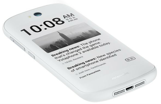 Yotaphone-2 pantalla E-ink