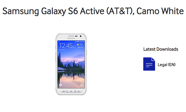 Samsung Galaxy S6 Active AT&T
