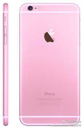 iPhone 6s en rosado: así se vería