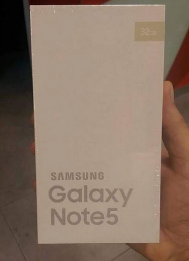  Samsung Galaxy Note 5 caja de venta 