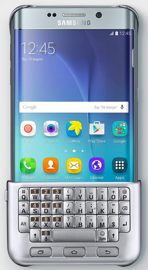Samsung Galaxy S6 edge+ ccubierta con teclado qwerty
