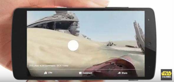 Facebook videos en 360 grados