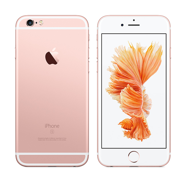 Apple iPhone 6s y iPhone 6s Plus pantalla y cámara trasera color oro rosado
