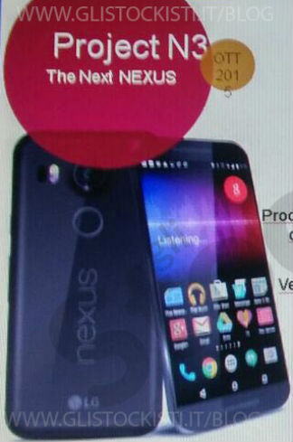 Nexus 5X vista frontal