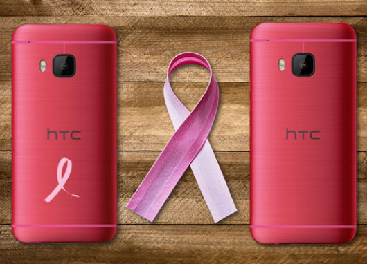 HTC One M9 en color rosa