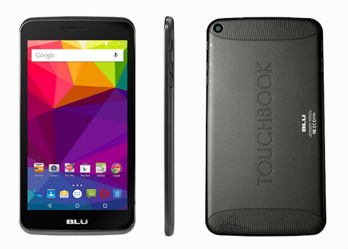 Blu Touchbook G7 diseño