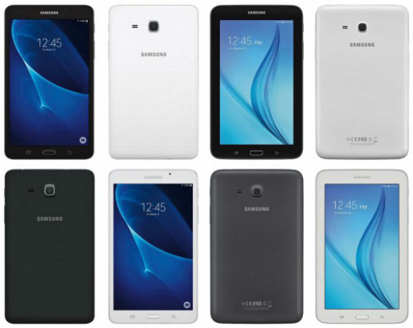 Samsung Galaxy Tab A y Galaxy Tab E 2016