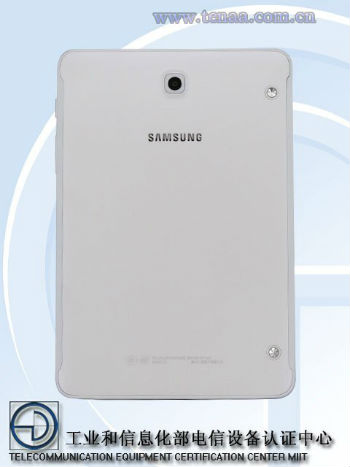 Samsung Galaxy Tab S3 vista posterior
