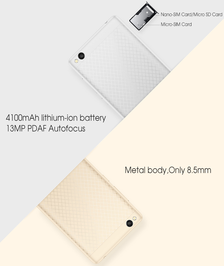 Xiaomi Redmi Note 3 metal body