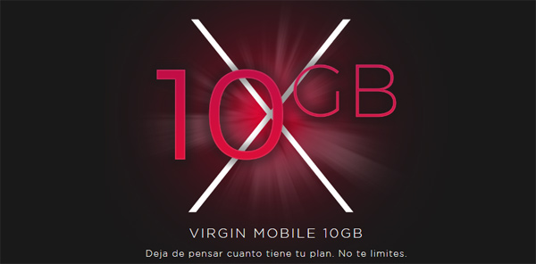 Virgin Mobile X 10 GB en México