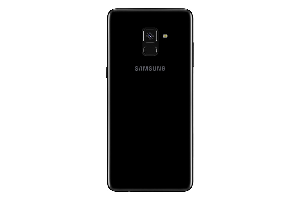 Samsung Galaxy A8 y Galaxy A8+ cámara posterior color negro