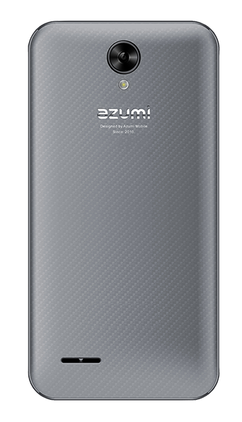 Azumi Iro A5Q len México con Telcel - cámara trasera en color plata