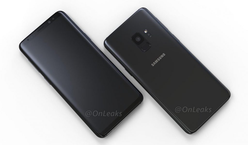 Samsung Galaxy S9 render No oficial