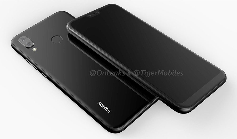 Huawei P20 Lite con pantalla tipo iPhone X