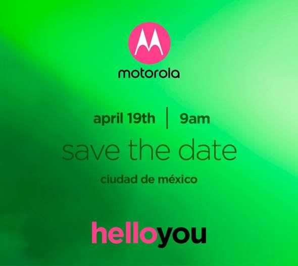 Motorola Moto G6 invitación