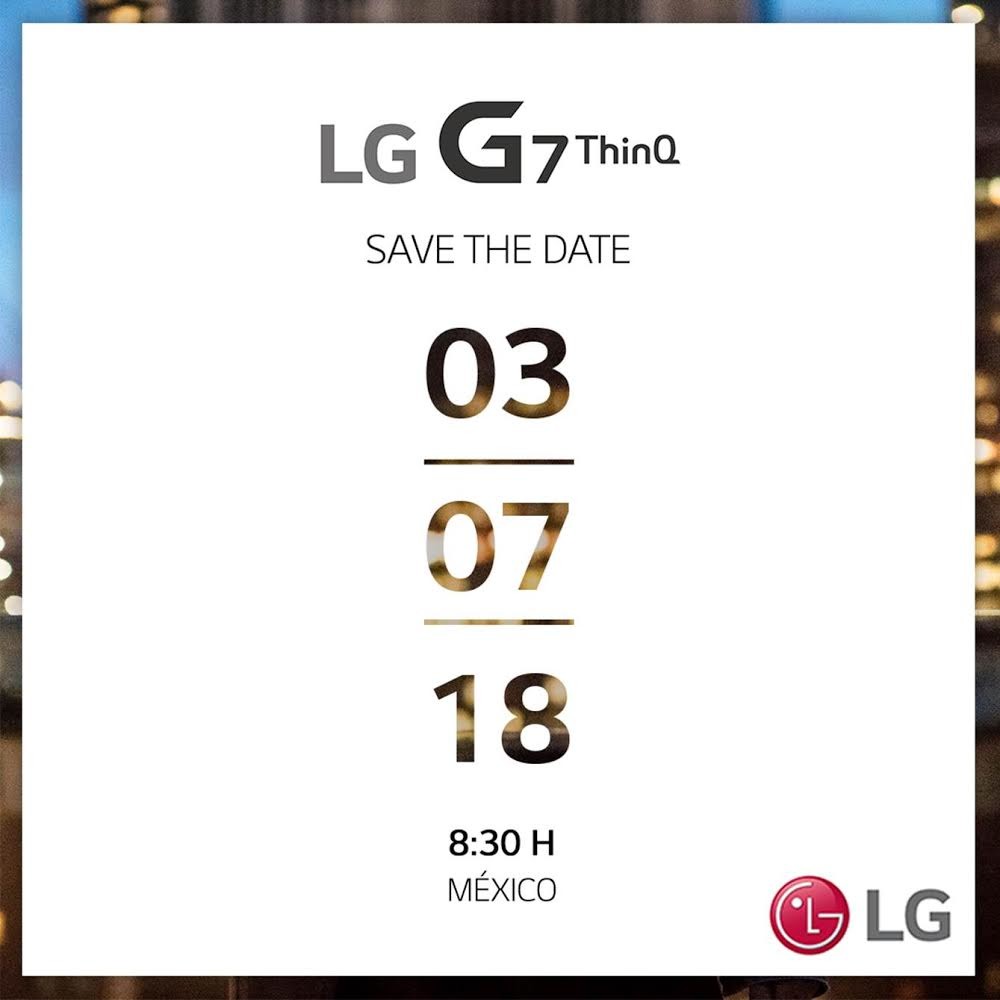 LG G7 ThinQ presentación México