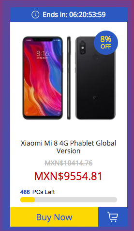 Xiaomi Mi 8 de 64 GB en oferta