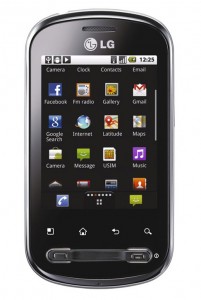 LG Optimus ME en Iusacell, Android 2.2, Touch