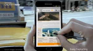 Samsung Galaxy Note pantalla de 5.3 pulgadas