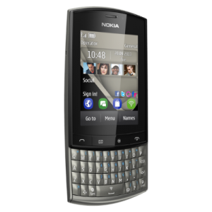 Nokia Asha 303 grafito, gris