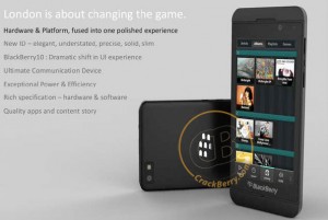 Smartphone con BlackBerry 10