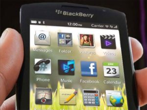 BlackBerry 10 OS interfaz