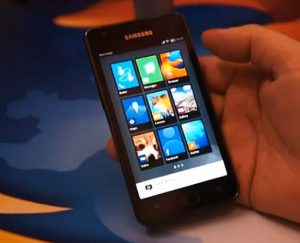 Mozilla Boot to Gecko en un Samsung