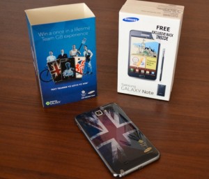 Samsung Galaxy Note edición para las Olimpiadas Londres 2012