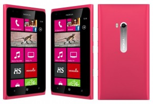 Nokia Lumia 900 en Telcel México color rosa