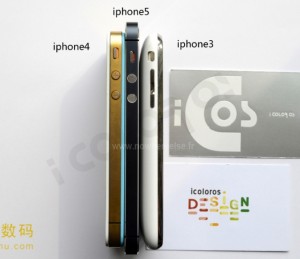 El iPhone 5 completo ensamblado y comparado iPhone 4 y 3