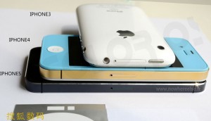 El iPhone 5 completo ensamblado y comparado iPhone 4 y 3