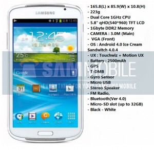 Samsung Galaxy Player 5.8 pulgadas