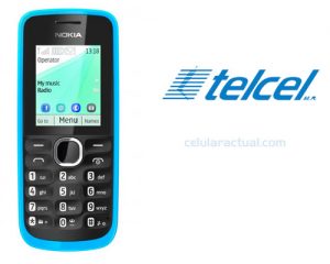 Nokia 111 en México con Telcel Logo