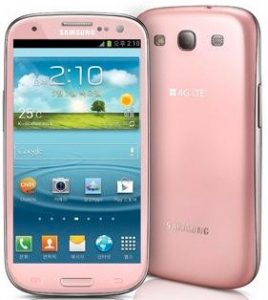 Samsung Galaxy S III color rosa pink