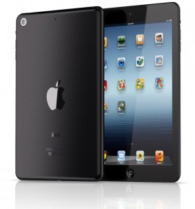 iPad mini color negro gris