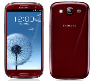 Samsung Galaxy S III color Rojo Red Garnet en México con Telcel