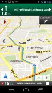 Google Maps Navigation Beta ya en México para Android