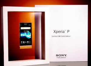 Xperia P 24K Gold Edition chapado en oro