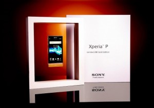 Xperia P 24K Gold Edition chapado en oro