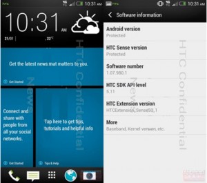 HTC M7 HTC Sense 5.0 Android