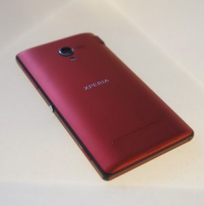 Sony Xperia ZL color Rojo