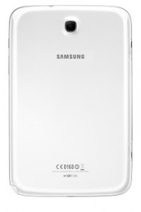 Samsung Galaxy Note 8.0 oficial color blanco trasera