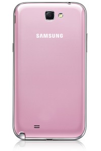 Samsung Galaxy Note II en color rosa