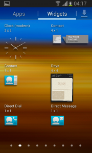 Samsung Galaxy S II captura con Android 4.1 Jelly Bean