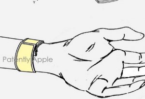 Patente brazalete de Apple iWatch