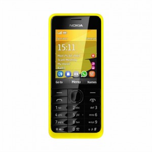 Nokia 301un básico inteligente color amarillo