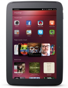 Ubuntu para tablets oficial Home screen pantalla de inicio